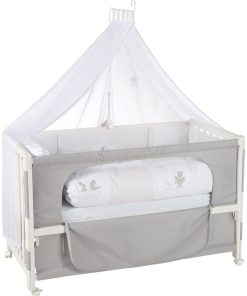 ROBA Lit Cododo "Fox & Bunny" 60x120 + Équipement Complet - Blanc