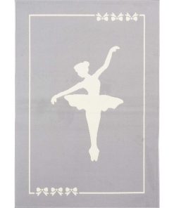 Tapis enfant 160x225 AF DANSEUSE Gris fabriqué en Europe Exclusivité idéal pour Chambre - Gris