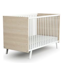 AT4 - Lit bébé 60x120 CARNAVAL - Marron clair