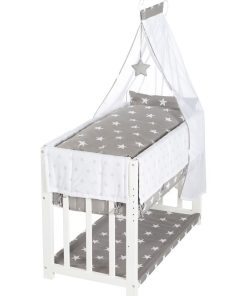 ROBA Berceau Cododo "Little Stars" 3en1 + Équipement Complet - Blanc
