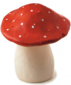 Grande veilleuse champignon rouge - Rouge