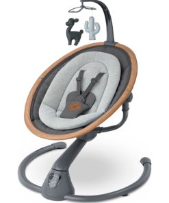 MAXI-COSI Cassia Balancelle Electrique Musicale, De la naissance à 6 mois, Essential Graphite - Gris Gris