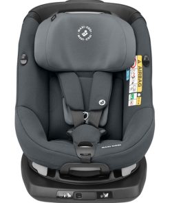 MAXI COSI Siège auto AxissFix, Group 0+/1, Pivotant, i-Size, de 4 mois à 4 ans, Authentic Graphite - Blanc Gris