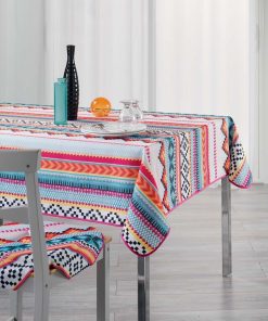 Nappe rectangle Collection Waxys - Bleu