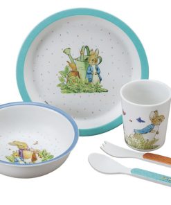 Coffret repas Pierre Lapin (5 pièces) - Blanc