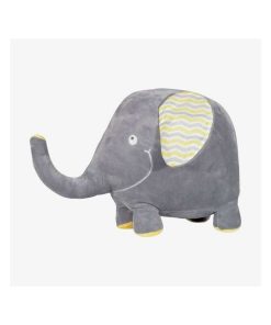 Peluche modèle Elpehant bébé Trois Kilos Sept - Gris
