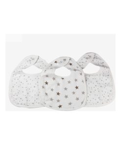 Lot de 3 bavoirs bébé Kinousses - Blanc