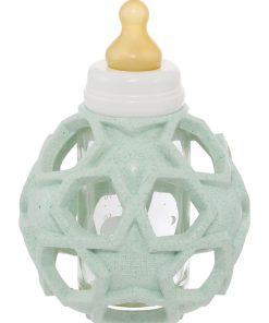 Biberon en verre 2 en 1 Star Ball 120ml Mint - Vert