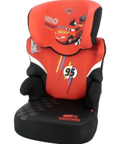 Rehausseur Enfant Befix Groupe 2/3 (15-36kg) - 4 Étoiles Adac - Cars DS First - Noir Rouge