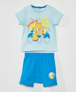 T-shirt + short 'Nemo' - 2 pièces - bleu