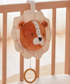 Peluche musicale Babou en Veloudoux, caramel - Marron