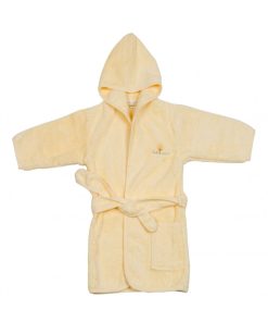 Eveil Et Nature Peignoir Coton Bio - Jaune