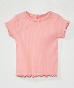 T-shirt à manches courtes - bordeau clair