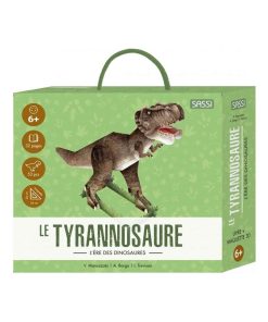 Modèle 3D & livre, Le tyrannosaure - N/A