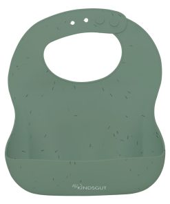 Bavoir bébé en silicone arrose - Vert