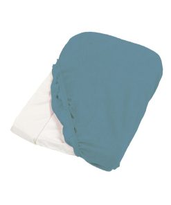 Candide - Housse De Matelas À Langer Bleu Canard Éponge 50x75cm - bleu canard