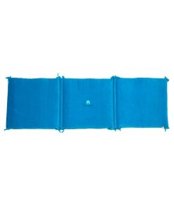 Eveil Et Nature Tour De Lit Velours Coton Bio - Bleu turquoise