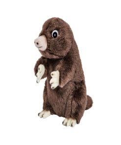 Peluche Taupe Dressee Hauteur 15cm - Multicolore