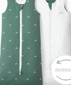 Gigoteuse réversible verte 4 saisons TOG 1-3 (70 cm) - Vert
