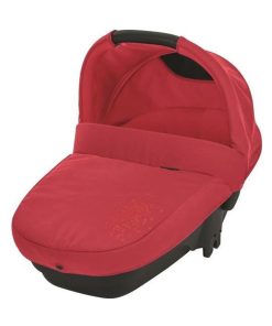 Nacelle BEBE CONFORT Amber Plus, Groupe 0, Utilisable en voiture, Confortable, Vivid Red - Rouge coquelicot