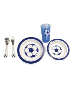 Coffret vaisselle Foot - Bleu
