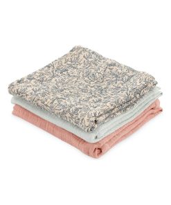 3 langes 55x55cm LOVELY LEAVES mix gris - Gris
