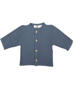 Eveil Et Nature Brassière Tricot Coton Bio - Bleu marine