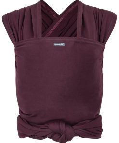 HOPPEDIZ Écharpe de portage extensible aubergine 540 cm - Violet aubergine