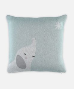 Coussin Jacquard BIO Anna & Milo - Vert