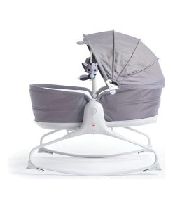 Tiny Love Cozy Rocker , Transat Balancelle, avec Jouet Musical, De la Naissance à 9 kg, Gris Chiné - Gris chiné