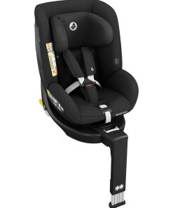 Siège auto MAXI COSI Mica Eco i-Size, pivotant 360°, Isofix, Tissus recyclés, Authentic Black - Noir Noir