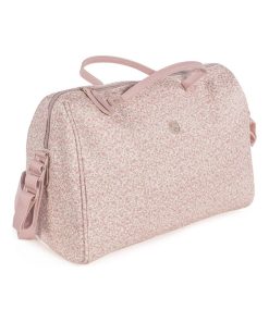 Sac à langer à anses Flower mellow rose - Rose