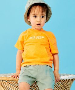 Sweat avec capuche - Orange