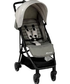BEBECONFORT Poussette canne ultra compacte TEENY 3D, de 0 à 4 ans environ (22kg), Grey Mist - Beige