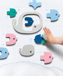 Puzzle de bain Baleine - Bleu