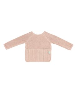 Bavoir à manches HUSH rose - Rose