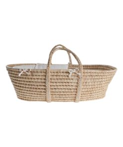 Couffin En Fibres De Maïs - Beige