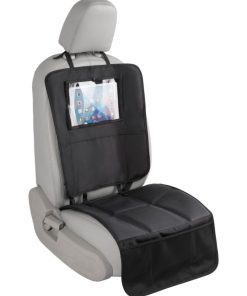 Tinéo - Protection de siège voiture 3 en 1 - Noir