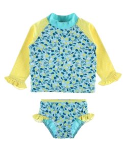 Ensemble Tee-shirt Anti-uv Et Culotte Garden Safari (9 Mois) - Jaune