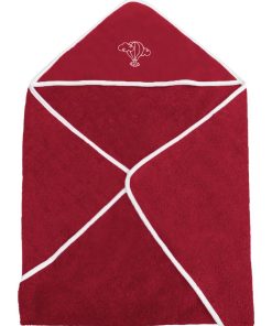 Cape de Bain Bébé 100% Coton Bio Couleur bébé - 100% coton biologique - Bordeaux