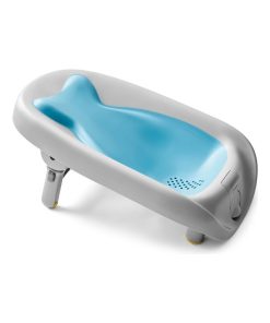 Transat de bain incliné Moby bleu - Gris