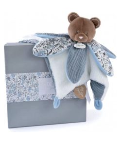Doudou plat pétale Ours Boh'aime 27 cm) - N/A