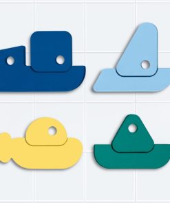 Puzzle de bain bateau Rock the boat - Bleu