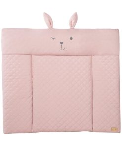 ROBA Matelas À Langer "roba Style" Avec Visage De Lapin - 85x75 - Rose - Rose