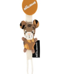 Attache sucette Speculos le tigre - Marron