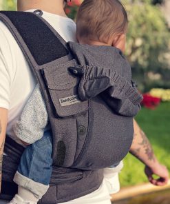 HOPPEDIZ Porte-bébé Bondolino London gris-noir - Gris Gris