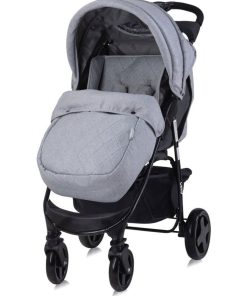 Poussette compacte citadine - canne avec couvre-jambes - Olivia - gris - Gris