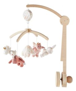 Mobile Musical En Bois Lina & Joy - Rose