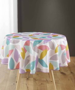 Nappe ronde D180 Fantasia - Blanc