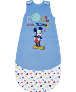 Gigoteuse réglable 6-36 mois en velours - Mickey Cool - Bleu